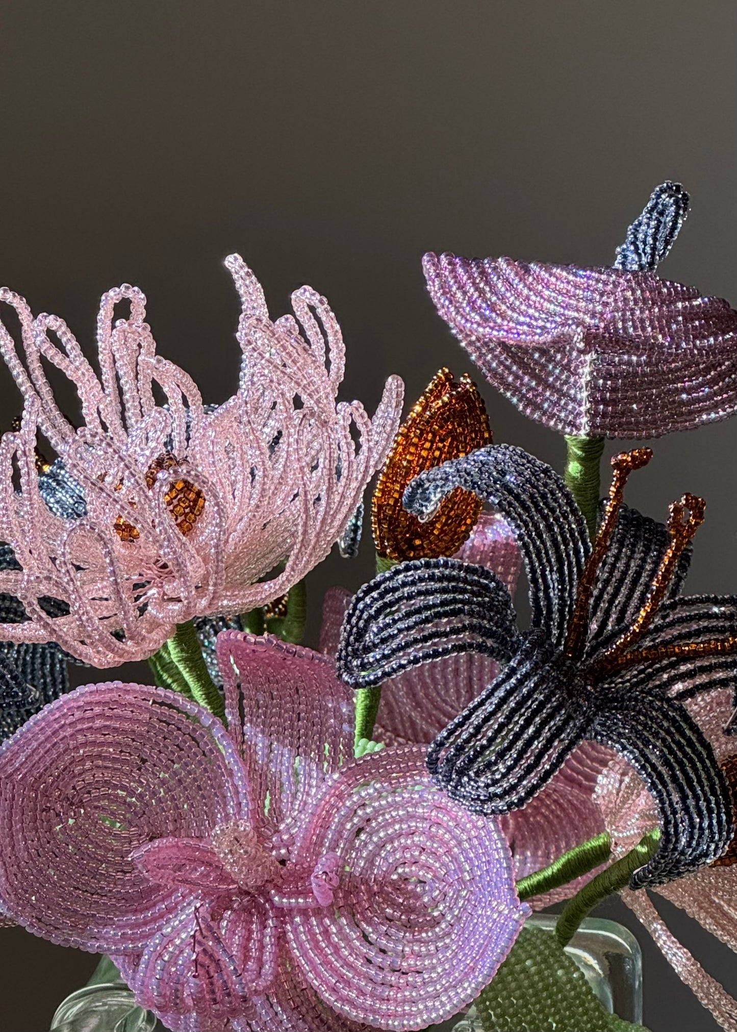 pink orchid bouquet
