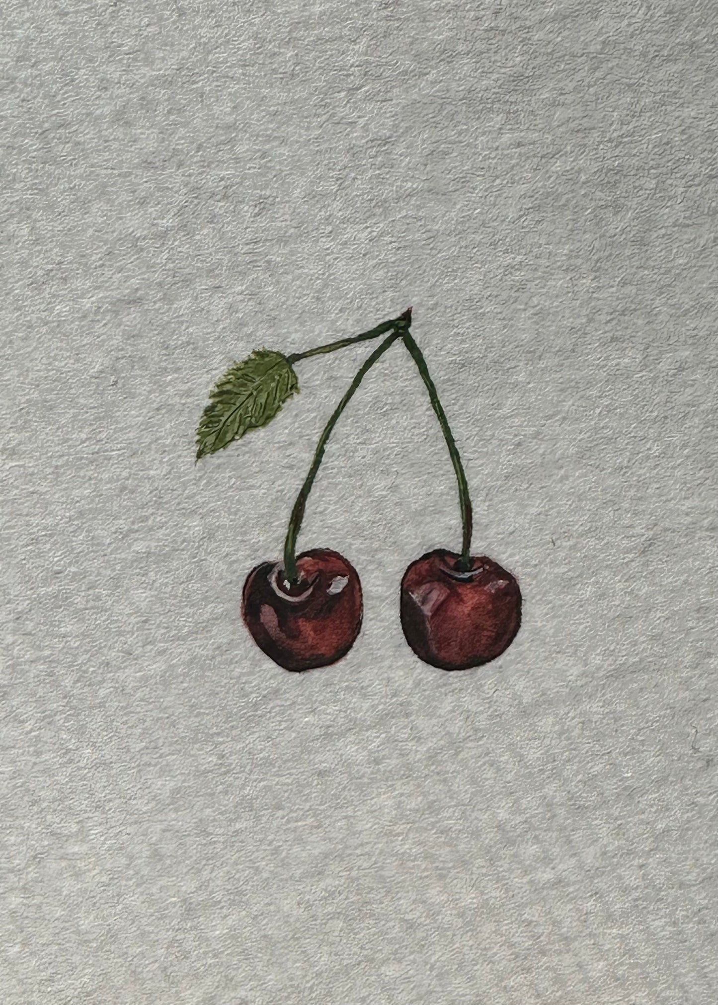 yummy cherry card