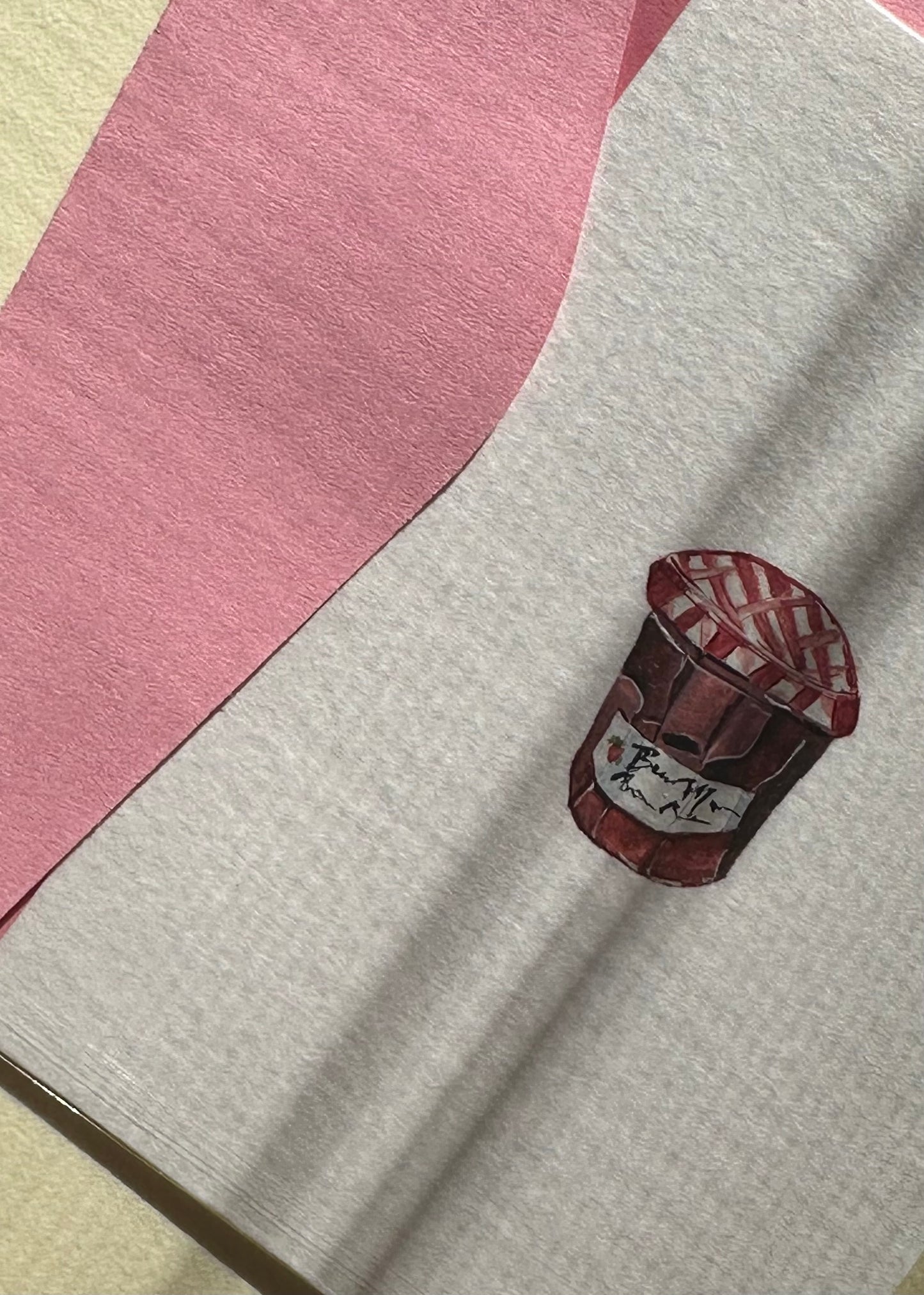 strawberry jelly card
