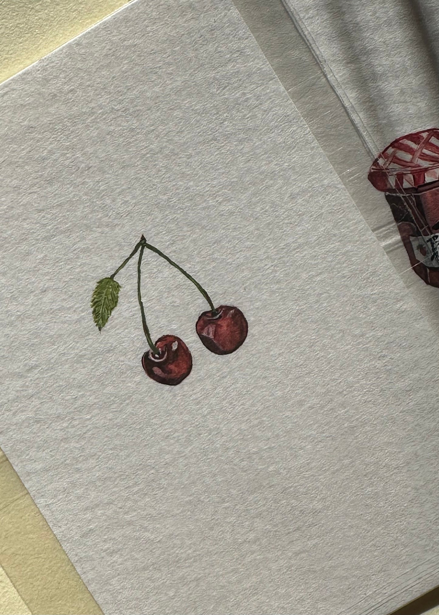 yummy cherry card
