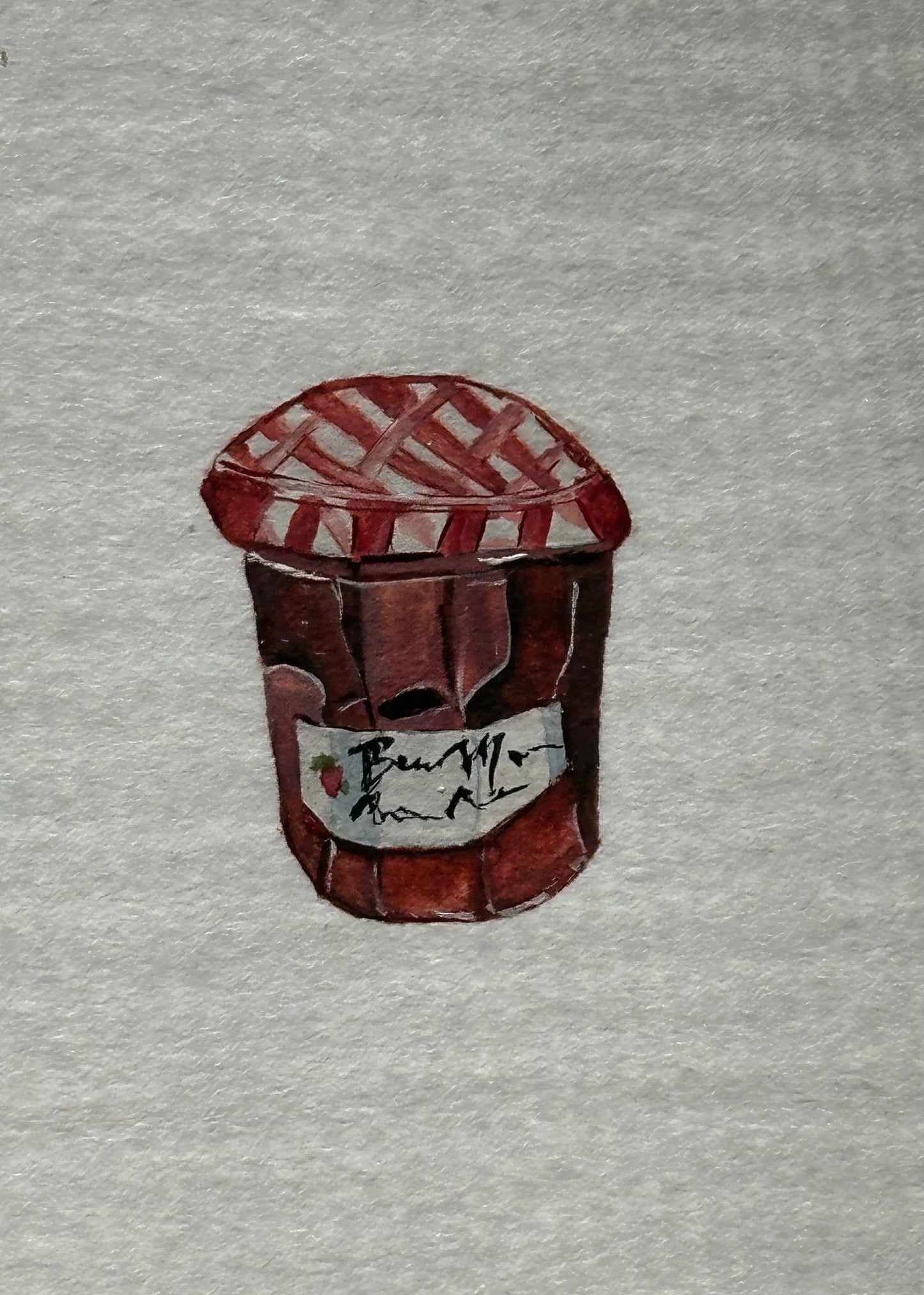 strawberry jelly card