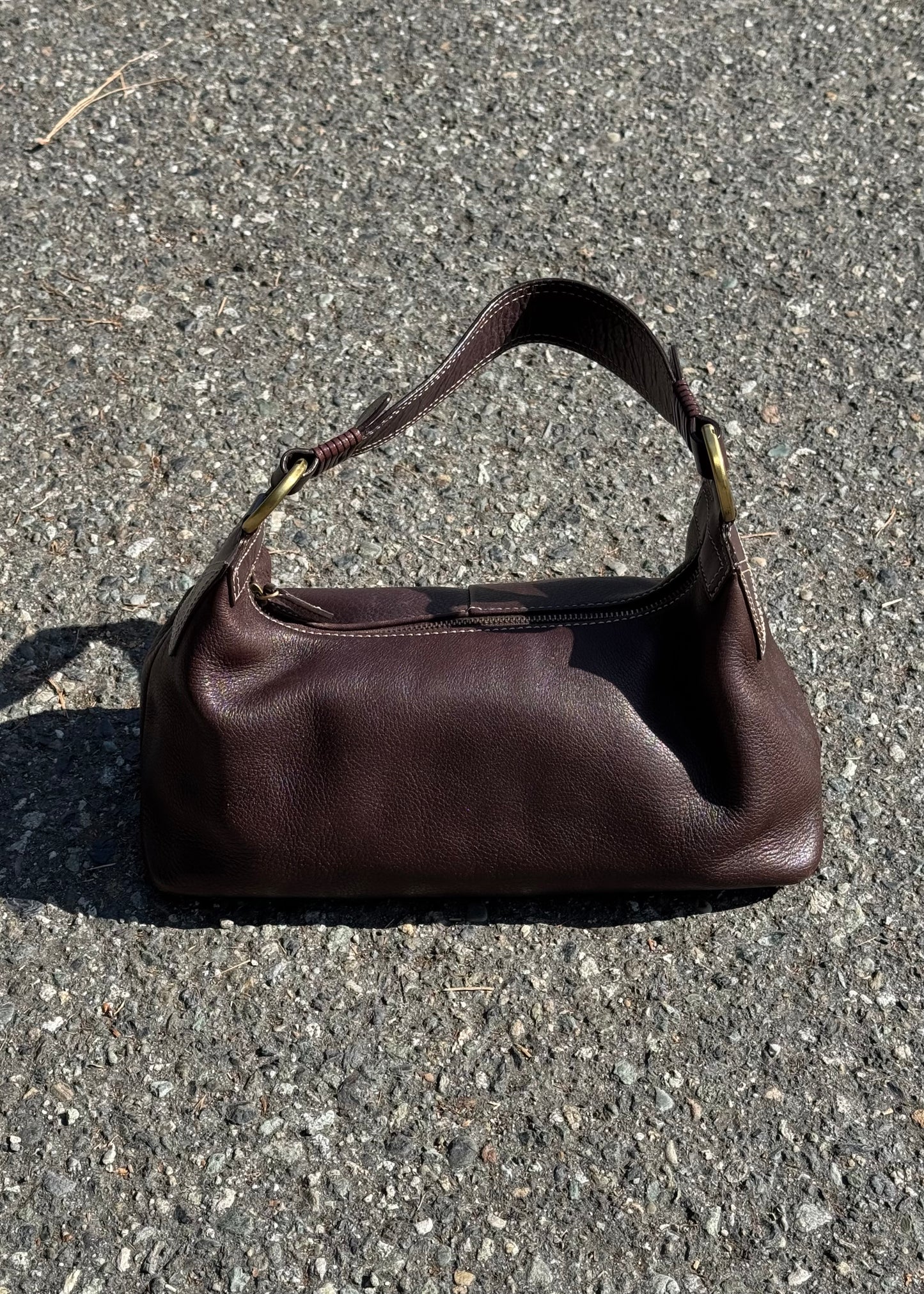brown shoulder bag