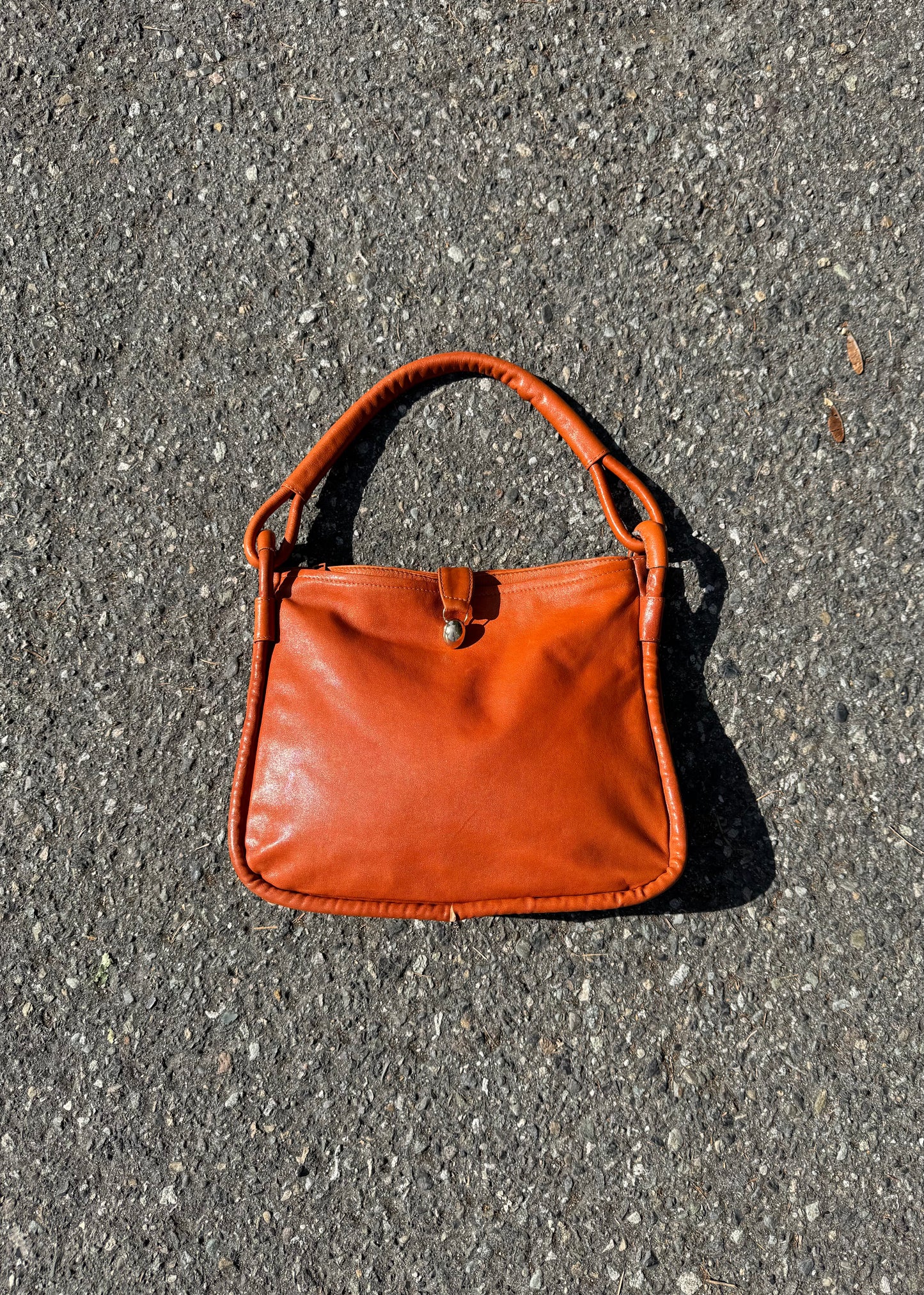 orange shoulder bag