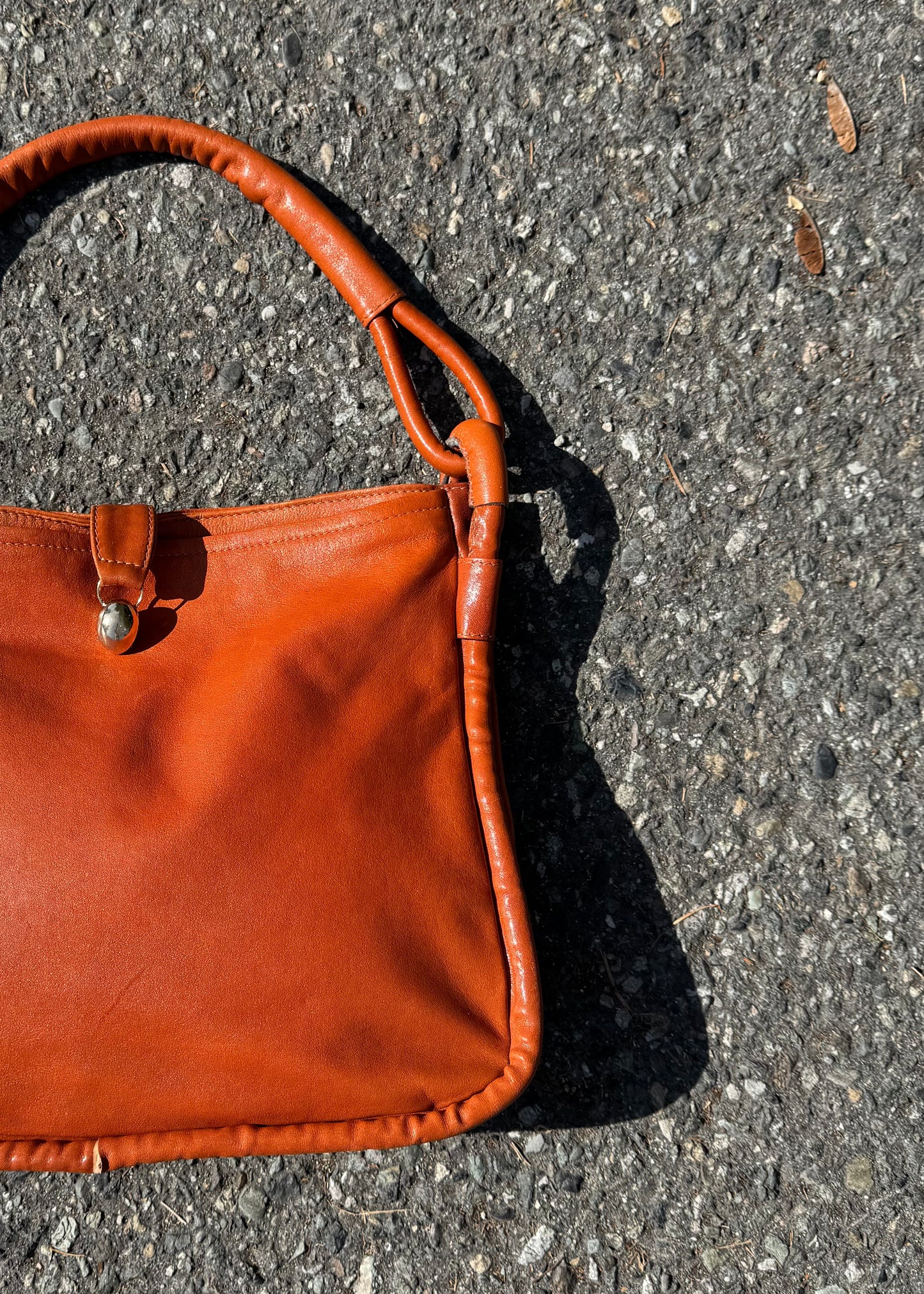 orange shoulder bag