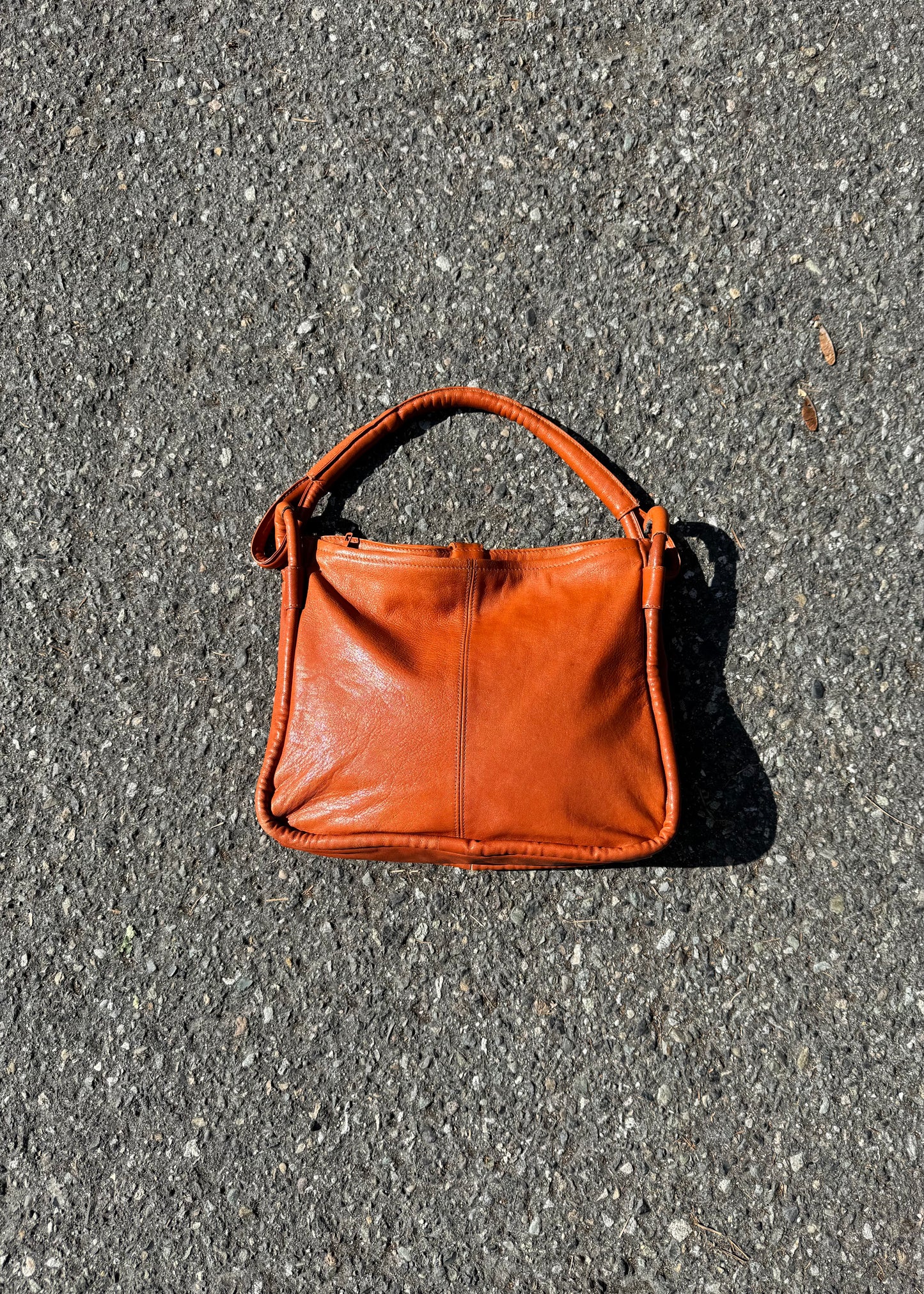 orange shoulder bag