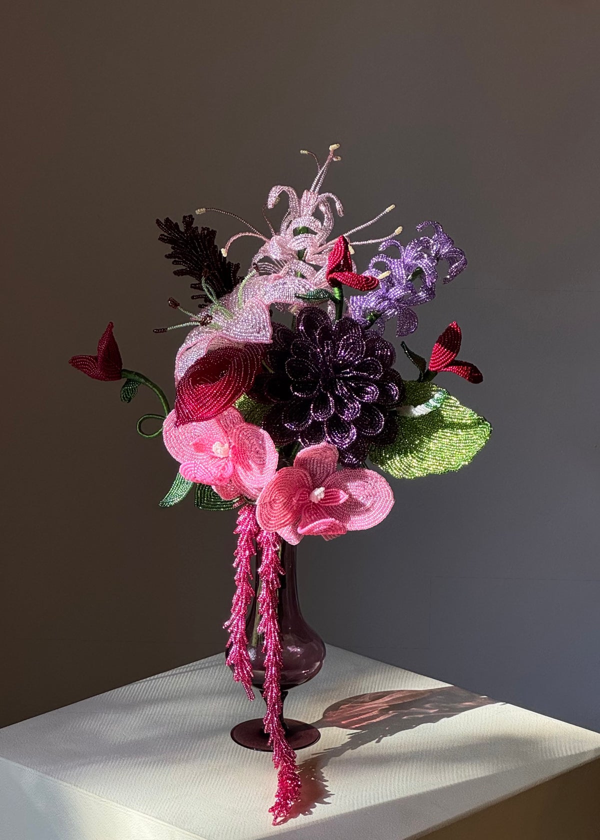 funky purple bouquet