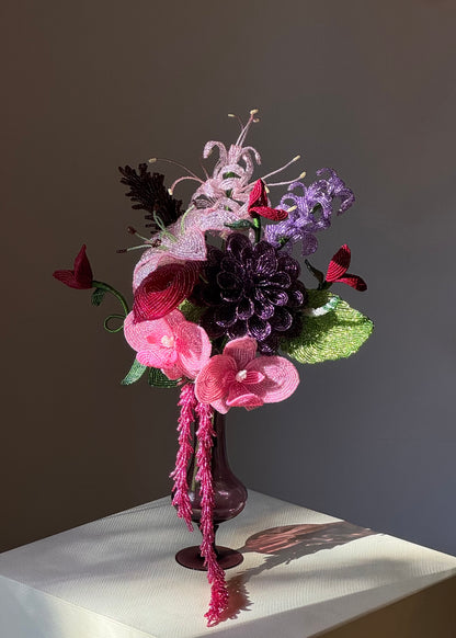 funky purple bouquet