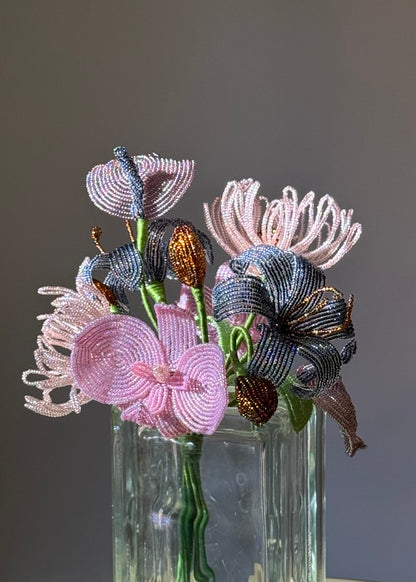 pink orchid bouquet