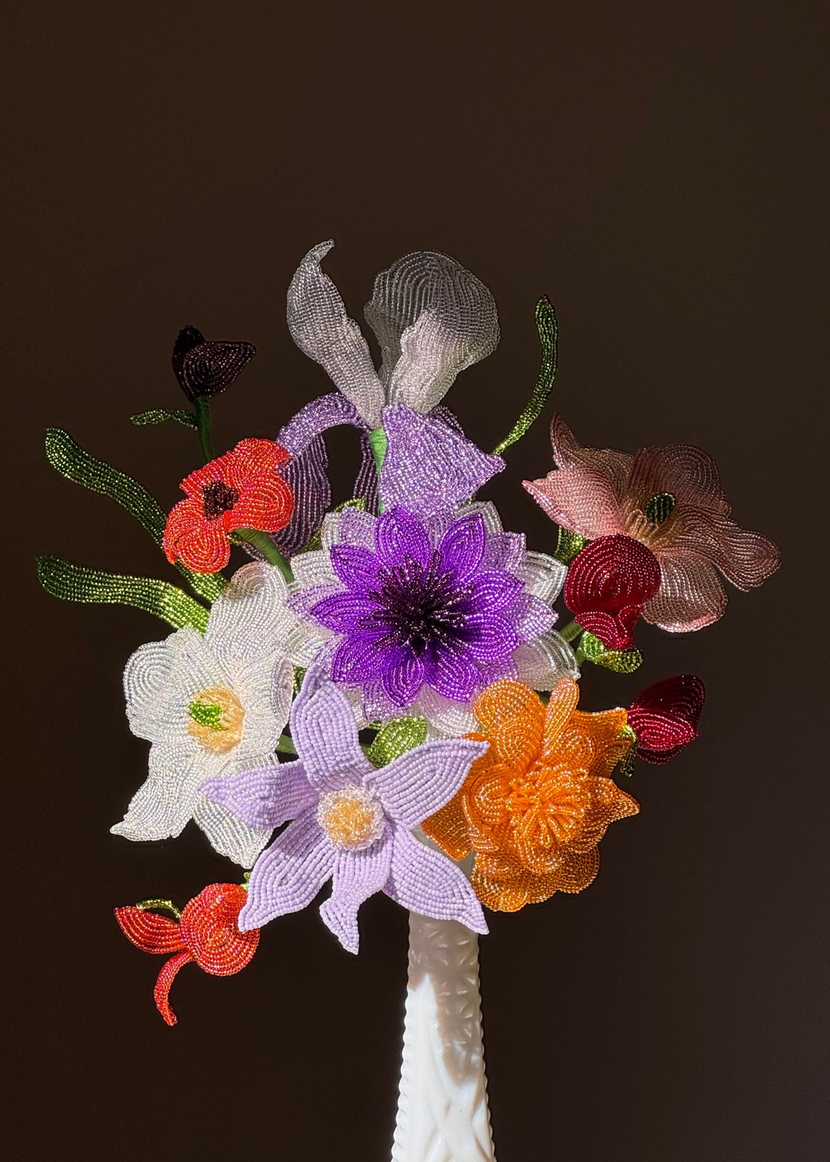 wild iris bouquet