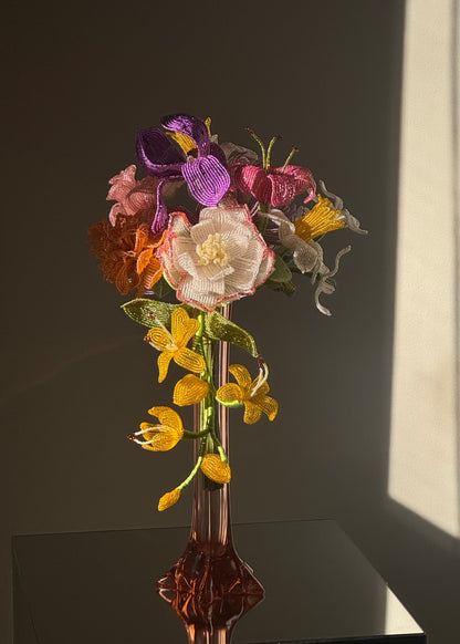 pink pedestal vase