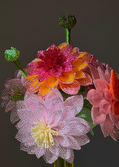 wild dahlia bunch