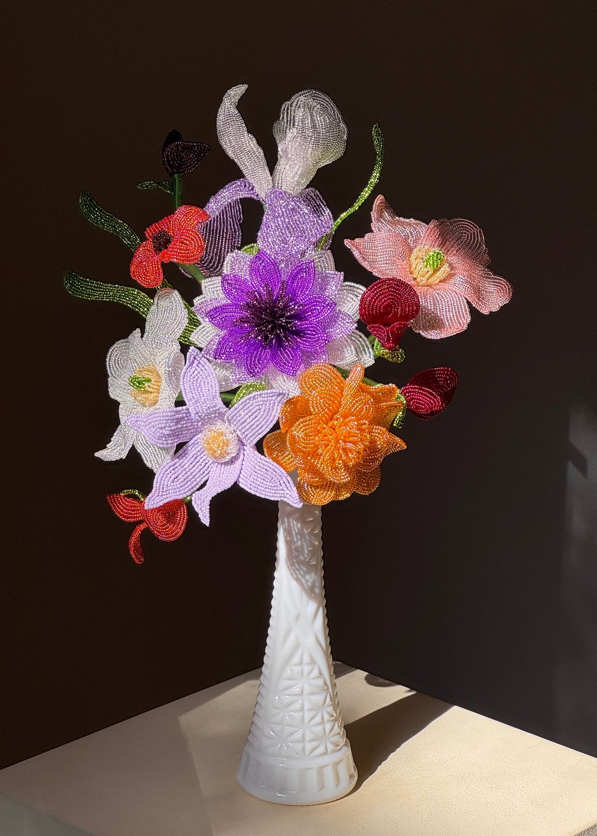 wild iris bouquet