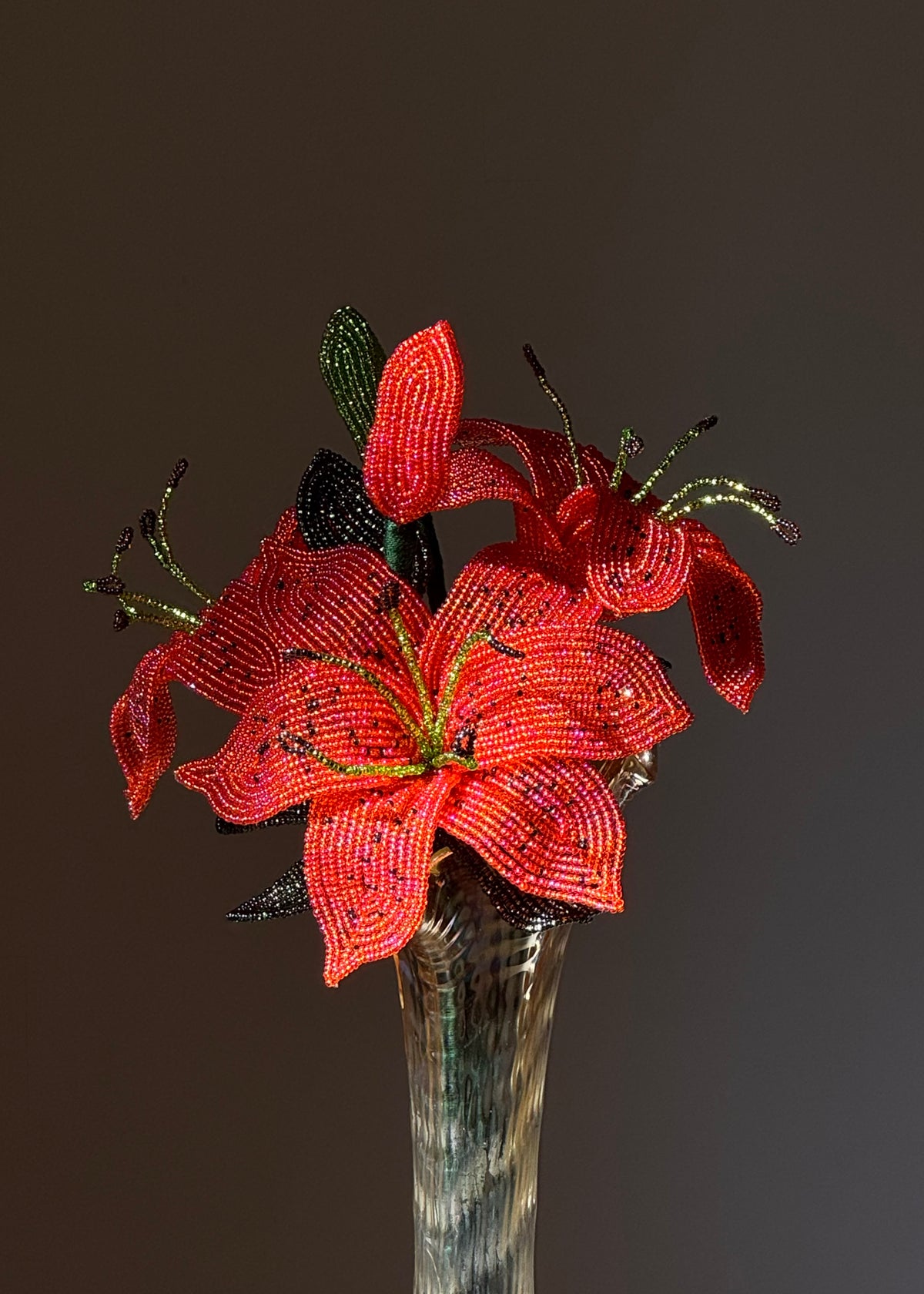 orange tiger lily trio