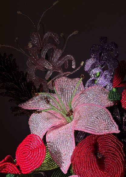 funky purple bouquet