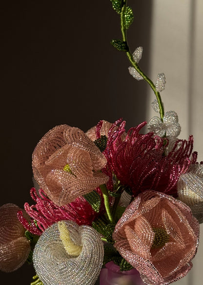 pink chrysanthemum bouquet