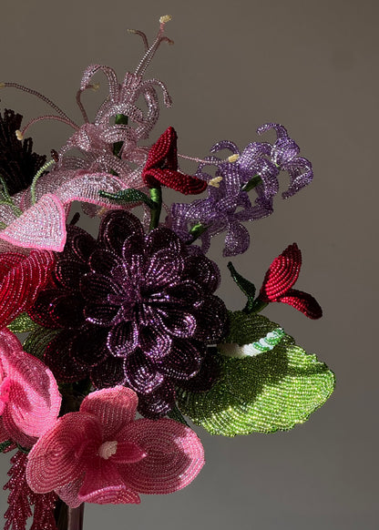 funky purple bouquet