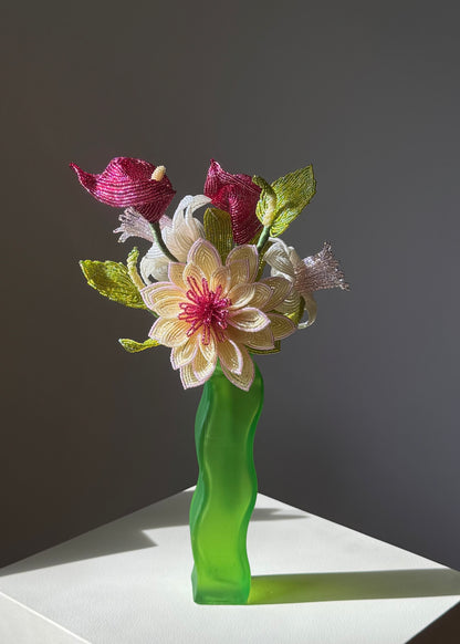 vintage green IKEA vase
