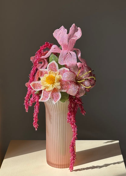 pink gradient vase