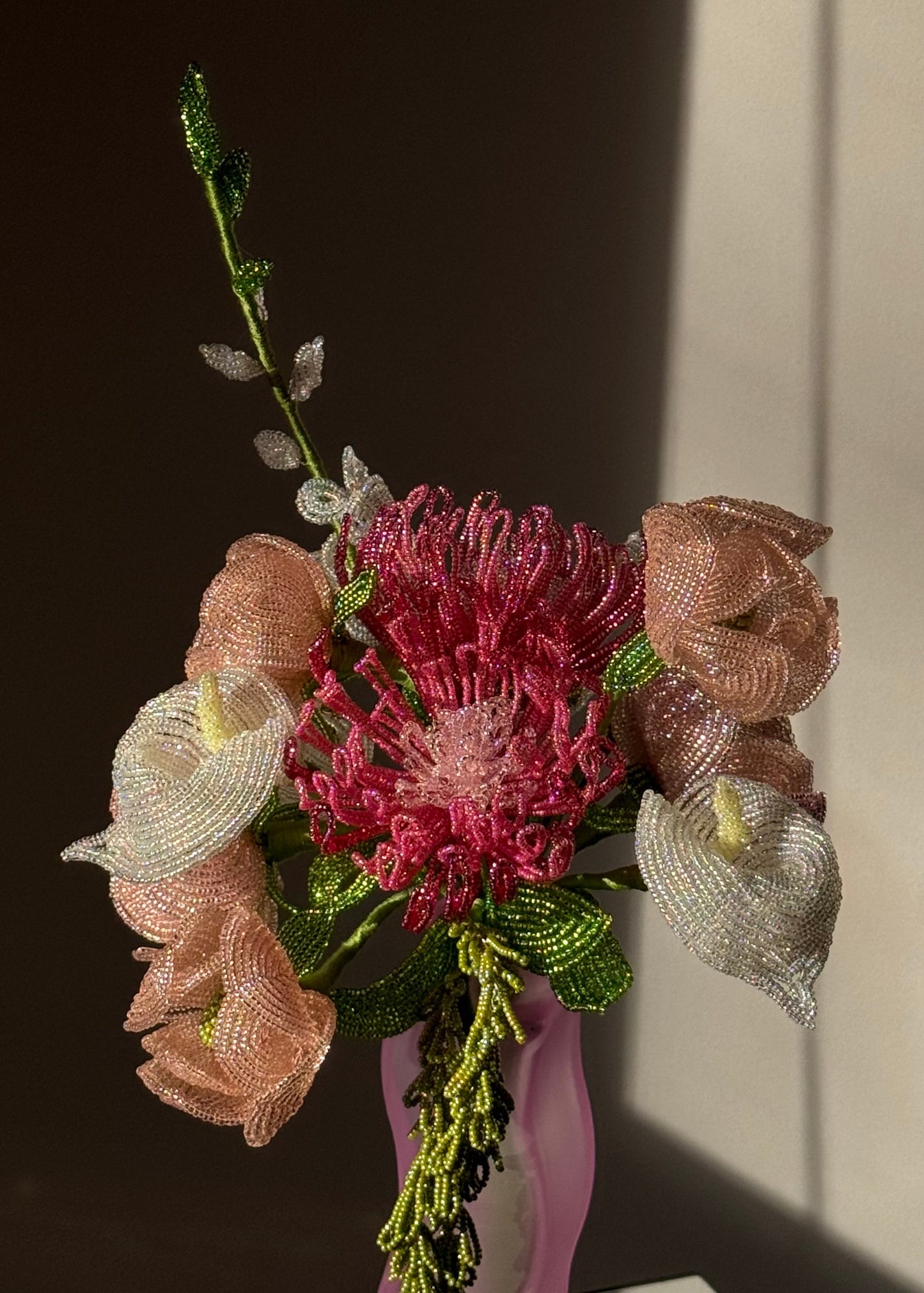 pink chrysanthemum bouquet