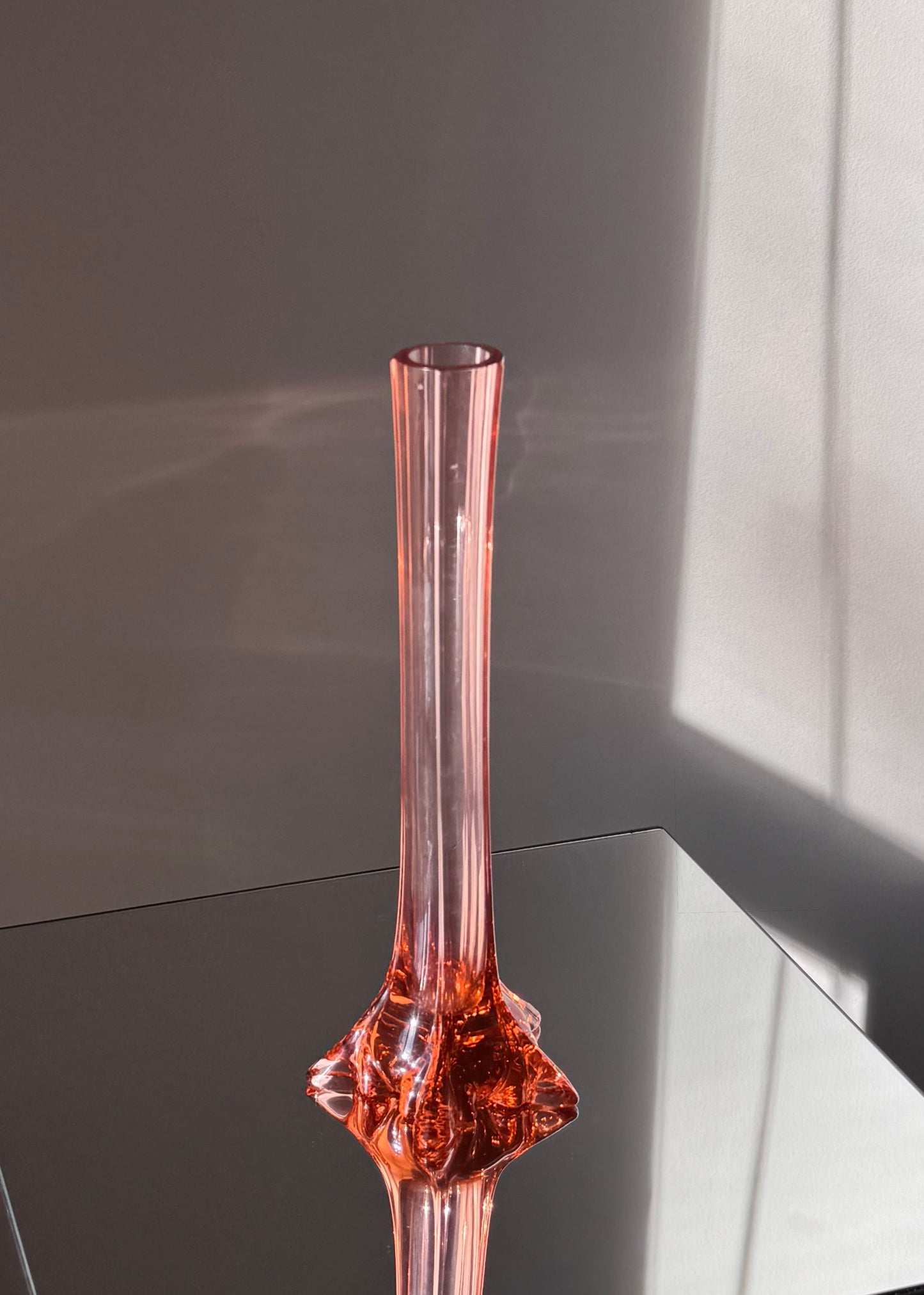 pink pedestal vase