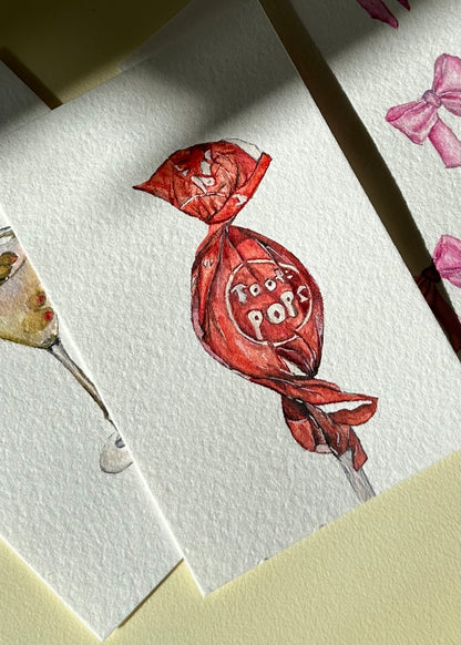 tootsie pop card