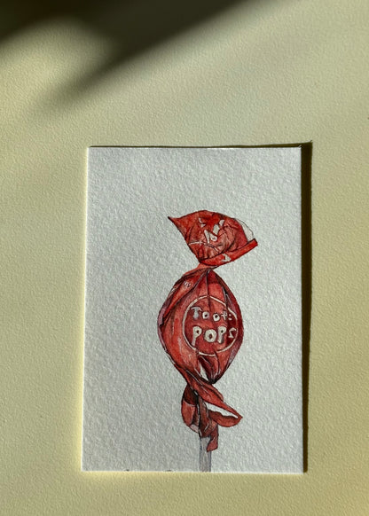 tootsie pop card