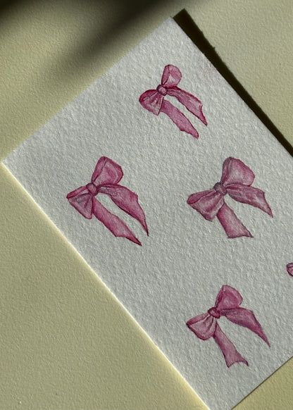 coquette core card