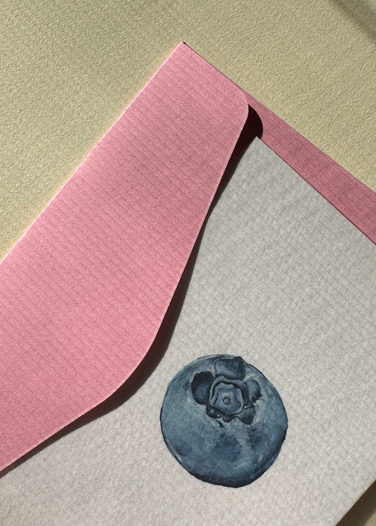 big blueberry card