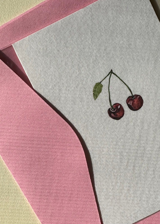 yummy cherry card