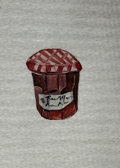 strawberry jelly card