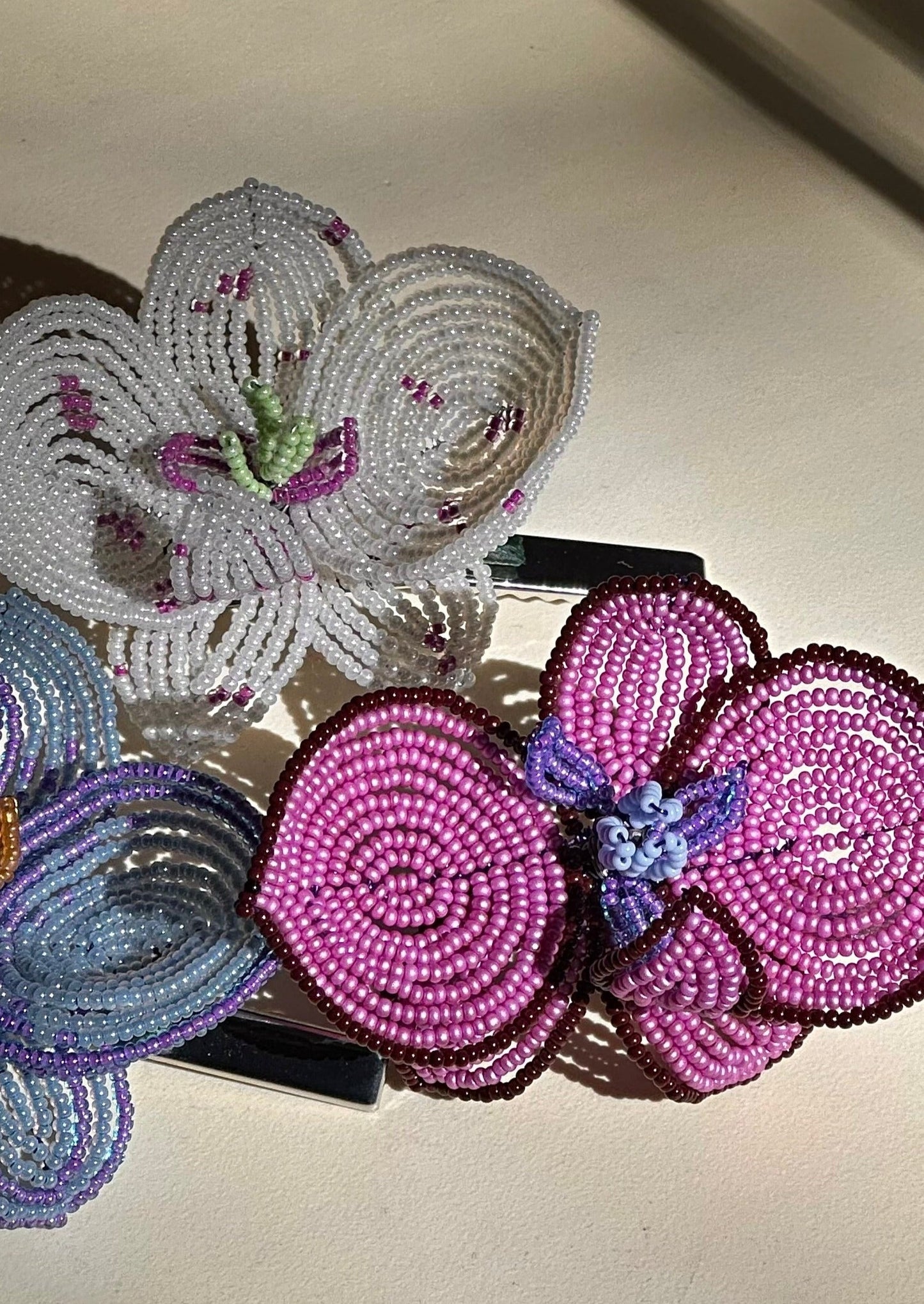 large orchid clip