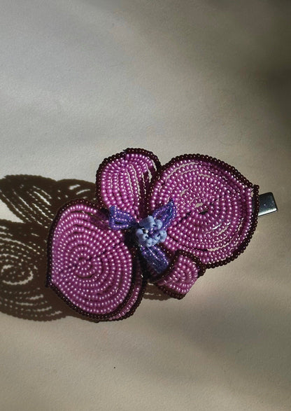 large orchid clip