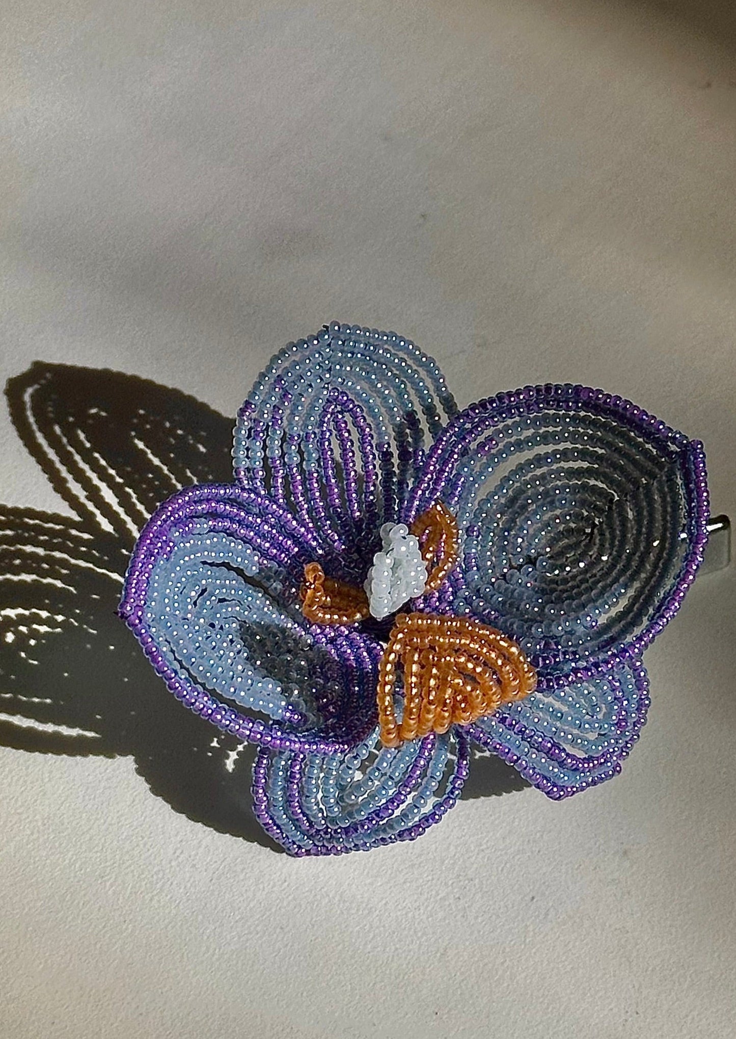 large orchid clip