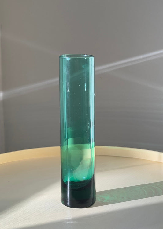 deep green bud vase