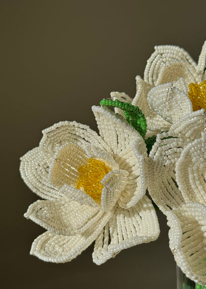 white Japanese peony trio