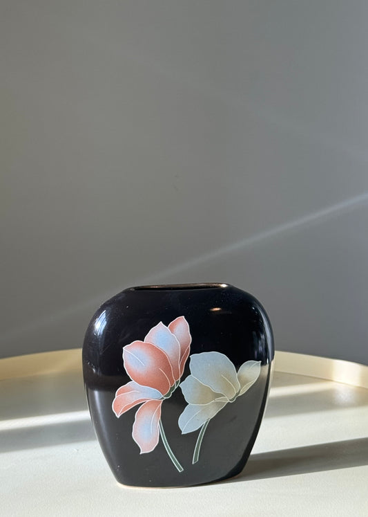 vintage Japanese lotus vase