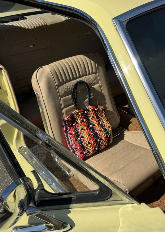 crocheted shoulder bag