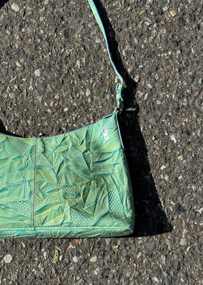 abstract turquoise bag