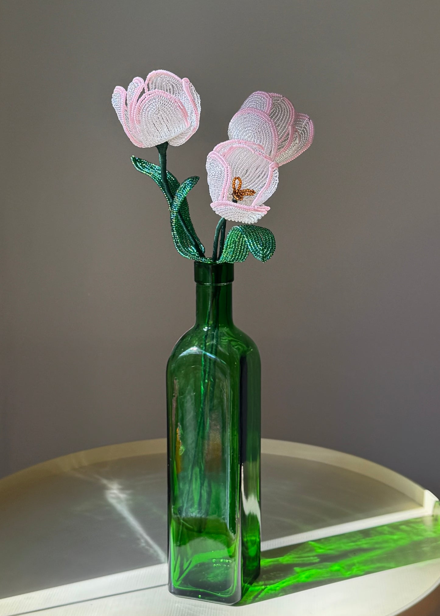 white & pink tulip trio (pre-order)