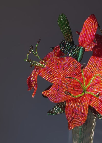 orange tiger lily trio
