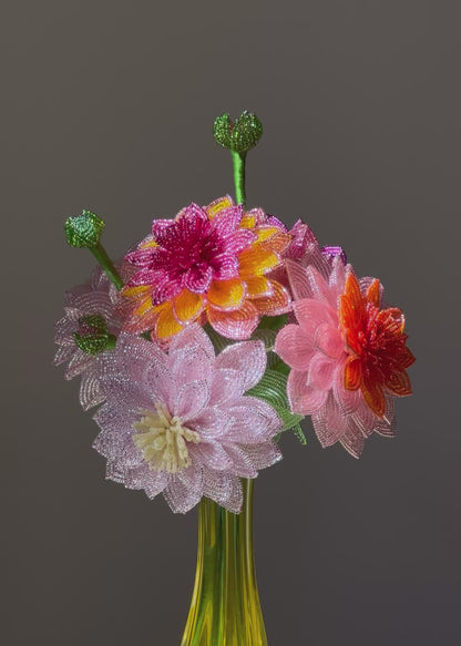 wild dahlia bunch