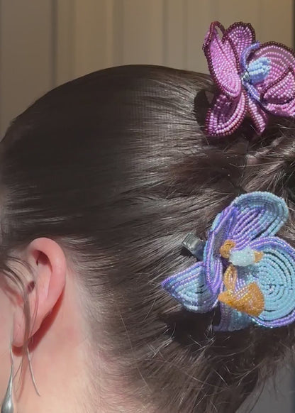 large orchid clip